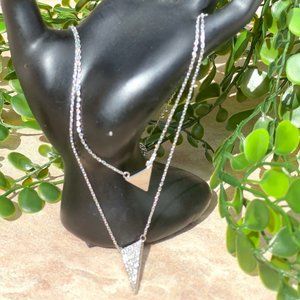 Christian Siriano NWT Silver-Tone Layered Necklace